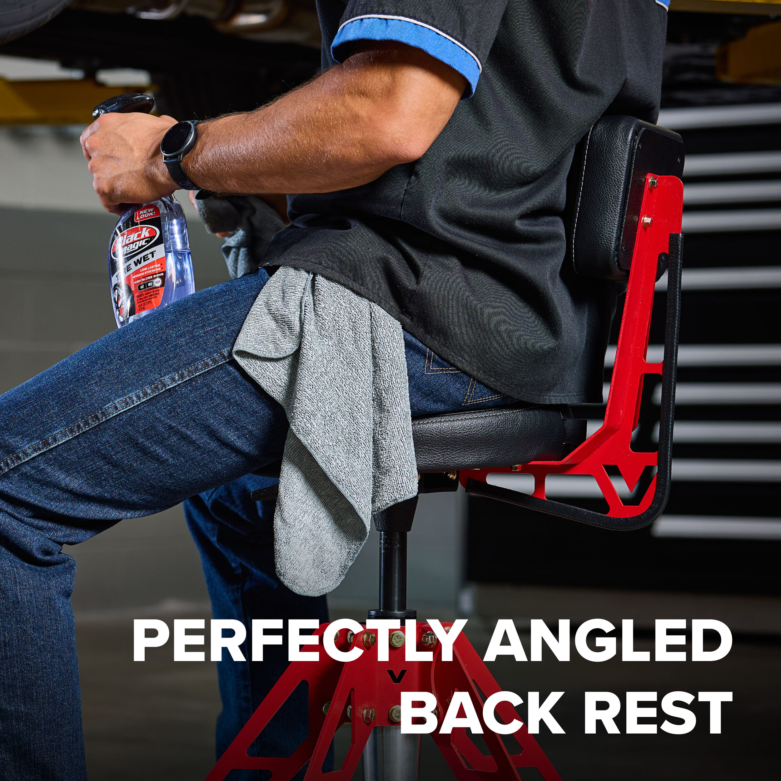 Vyper 24-in x 23-in Work seat ( Multiple colors/finishes )