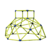 Eezy Peezy Climber with Top - Active Indoor Outdoor Play Set Climbing Dome Equipment Toys - Fun for Kids Ages 3 to 6 Years Old, Green and Blue