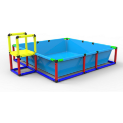 Funphix Build n' Splash Buildable Swimming Kids Pool