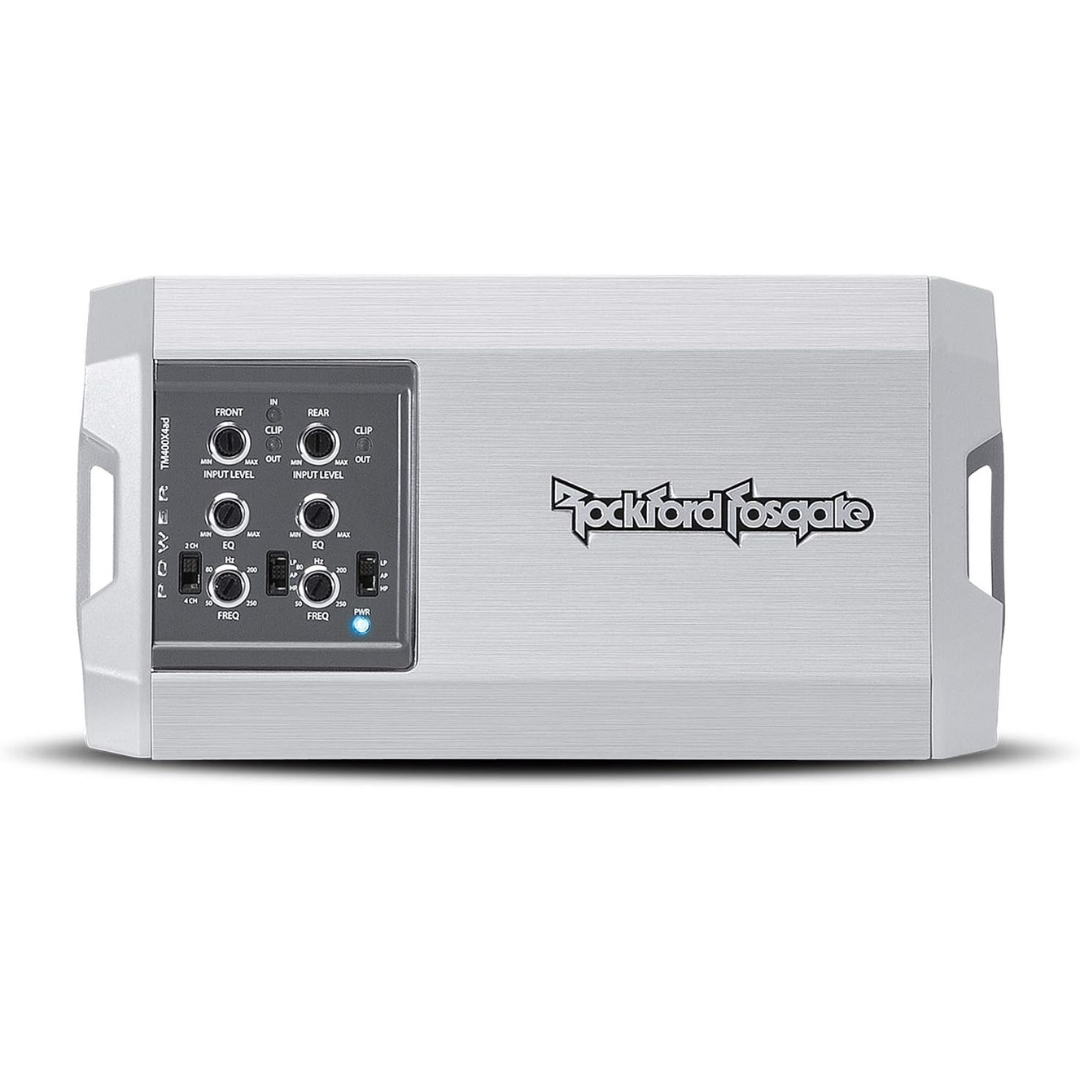 Rockford Fosgate TM400X4ad Power Marine 400 Watt Class-ad 4-Channel Amplifier