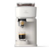 Philips Baristina Automatic Programmable Espresso Machine with Drip Tray ( Milky White with Ash Wood )