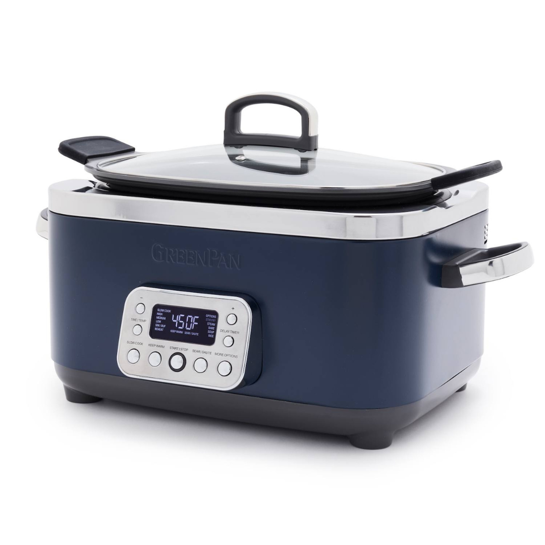 GreenPan Elite 6-qt. Ceramic Nonstick Slow Cooker - Blue