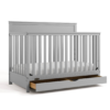 Graco Shiloh Convertible Crib with Drawer - Pebble Gray