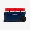 Igloo Trailmate 75Qt Wheeled Cooler, Insulated Hard Shell Ice Chest, Americana