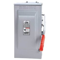 Siemens Fusible Safety Switch Heavy Duty 600 V 3PST HF361R