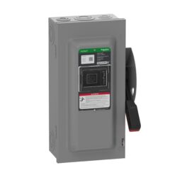 Square D VisiPacT 60 Amp Single phase/3-phase (600V) Non-fusible Indoor Heavy-duty Safety Switch Disconnect