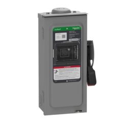 Square D VisiPacT 30 Amp Single phase/3-phase (240V) Fusible Outdoor Heavy-duty Safety Switch Disconnect