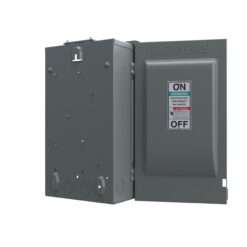 Siemens Type VBII 60 Amp Single phase (120V/240V) Fusible Outdoor Heavy-duty Safety Switch Disconnect
