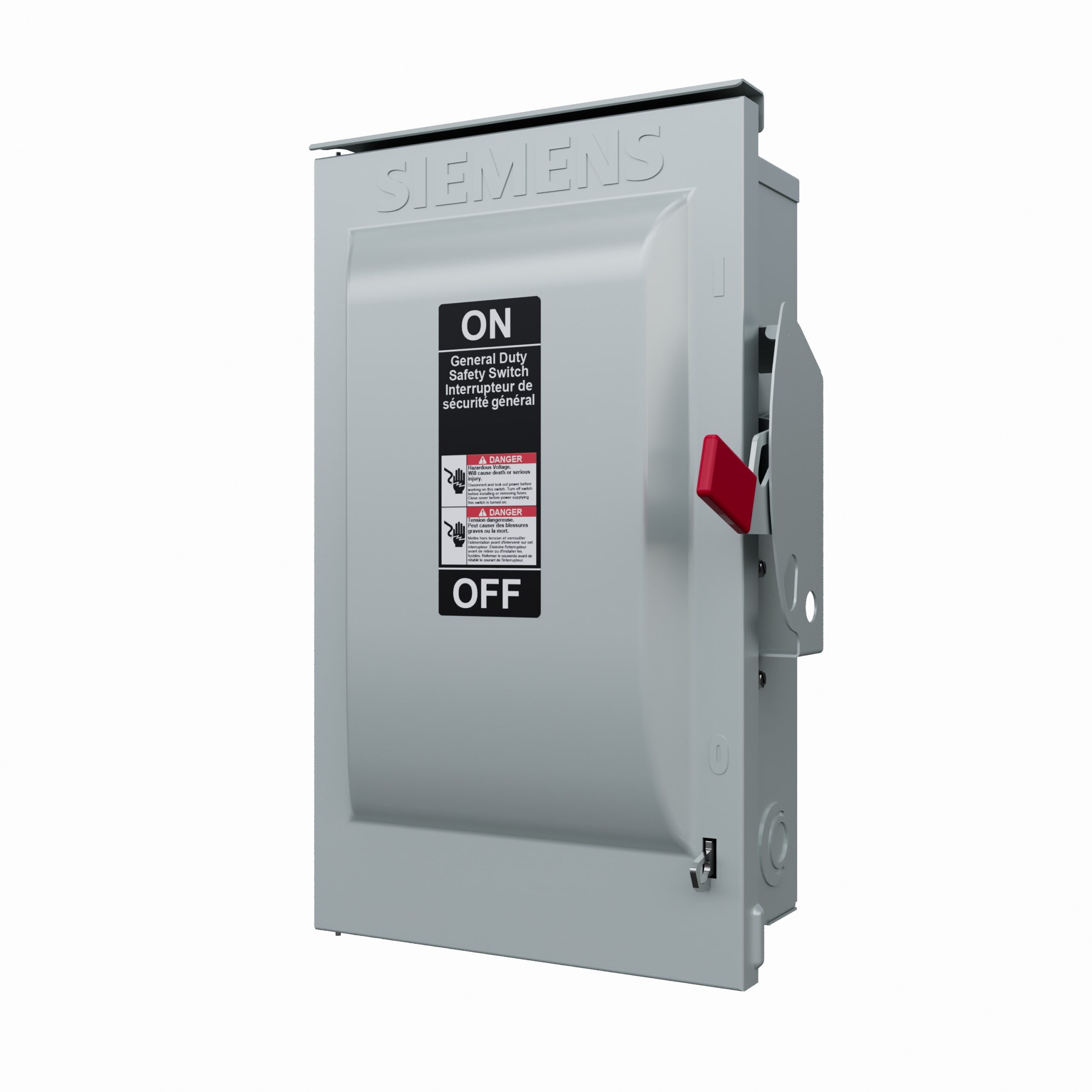 Siemens 100 Amp 3-phase (240V) Fusible Outdoor General-duty Safety Switch Disconnect