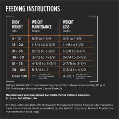 Pro Plan Veterinary Diets Purina OM Overweight Management Canine Formula Dry Dog Food - 25 lb. Bag