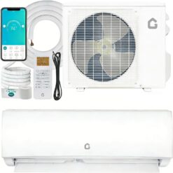 Garvee 11500 BTU Mini Split Air Conditioner and Heat Pump 17 SEER2 115V AC Cools Up to 750 Sq.Ft with Installation Kits