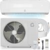 Garvee Ductless Mini Split AC 19 SEER2 9000 BTU Heat Pump for 450 SqFt 230V Ultra Quiet Inverter Air Conditioner System 3-in-1 White
