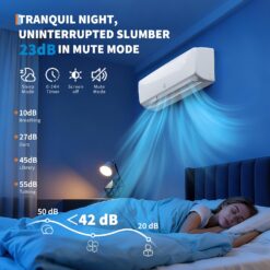 Garvee Ductless Mini Split AC 19 SEER2 9000 BTU Heat Pump for 450 SqFt 230V Ultra Quiet Inverter Air Conditioner System 3-in-1 White