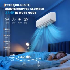 Garvee 9000 BTU Mini Split Air Conditioner Heat Pump 115V Energy Efficient Inverter Ductless System Complete Installation Kit