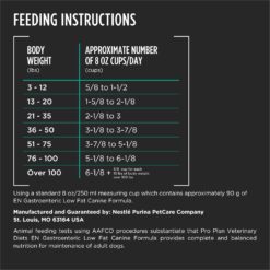 Purina Pro Plan Veterinary Diets EN Gastroenteric Low Fat Canine Formula Dog Food Dry Recipe - 16.5 lb. Bag