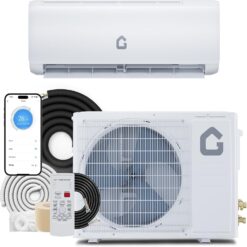 Garvee Mini Split Air Conditioner 12000 BTU Heater WiFi 22 SEER2 110V Energy Saving Wall Mounted AC Unit