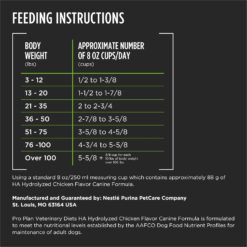 Pro Plan Veterinary Diets Purina HA Hydrolyzed Protein Dog Food Dry Chicken Flavor Formula - 25 lb. Bag