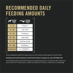 Purina Pro Plan Sensitive Skin and Stomach Dog Food Dry, Adult Salmon & Rice Formula, Digestive Health - 30 lb. Bag