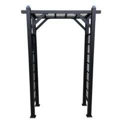 Oakland Living 4.27-ft W x 6.89-ft H Flat Black Extruded aluminum Garden Arbor