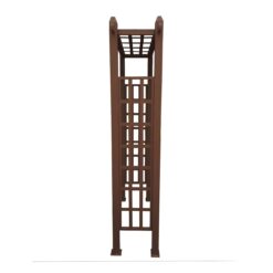 Oakland Living 4.27-ft W x 6.89-ft H Flat Brown Extruded aluminum Garden Arbor