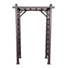 Oakland Living 4.27-ft W x 6.89-ft H Arched Bronze Extruded aluminum Garden Arbor