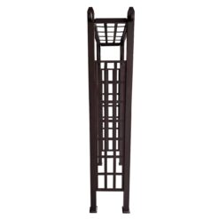 Oakland Living 4.27-ft W x 6.89-ft H Arched Bronze Extruded aluminum Garden Arbor