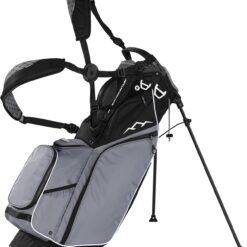 Sun Mountain Men's Eclipse 3.5 Lightweight Stand Golf Bag 4-Way Top -2025 Model, Black Nickel White