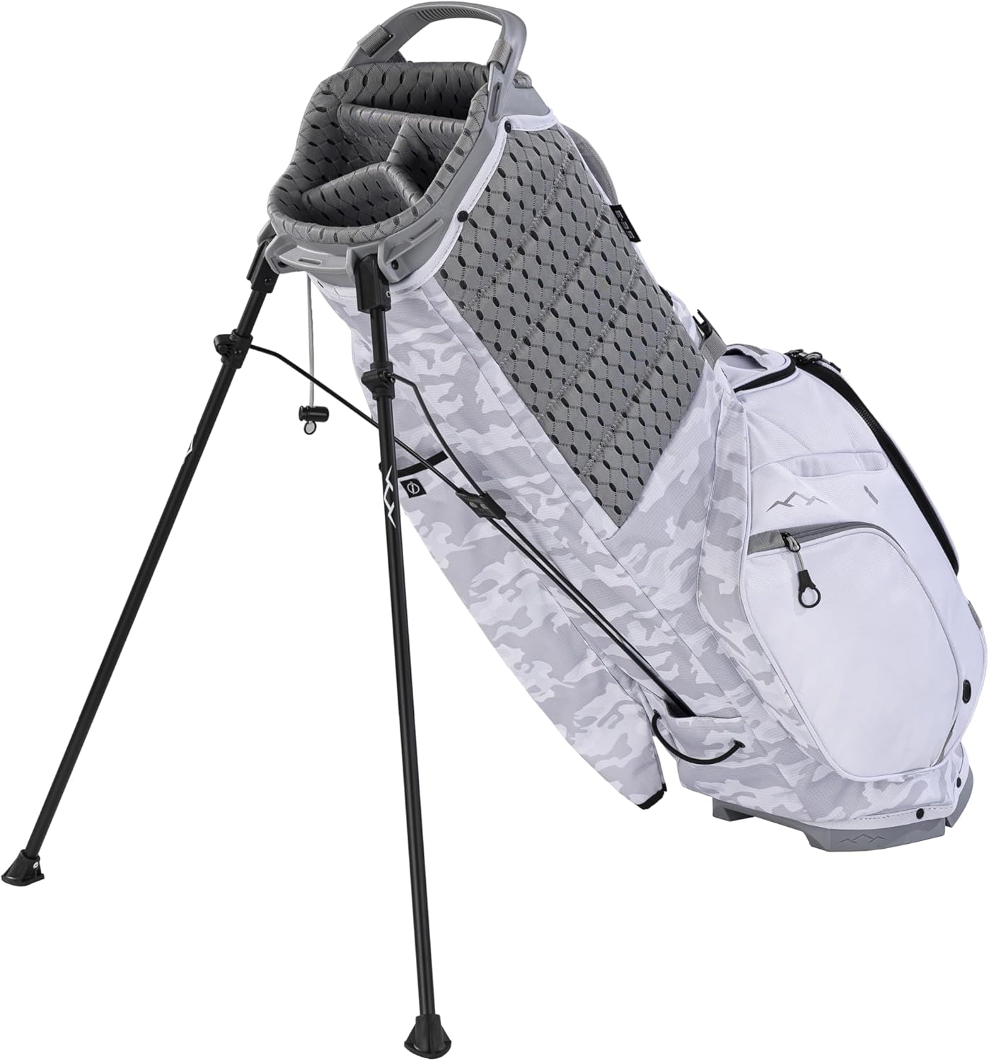 Sun Mountain Men's Eclipse 3.5 Lightweight Stand Golf Bag 4-Way Top -2025 Model, Snow Camo White
