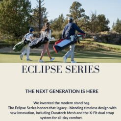 Sun Mountain Men's Eclipse 3.5 Lightweight Stand Golf Bag 4-Way Top -2025 Model, Green Jacket