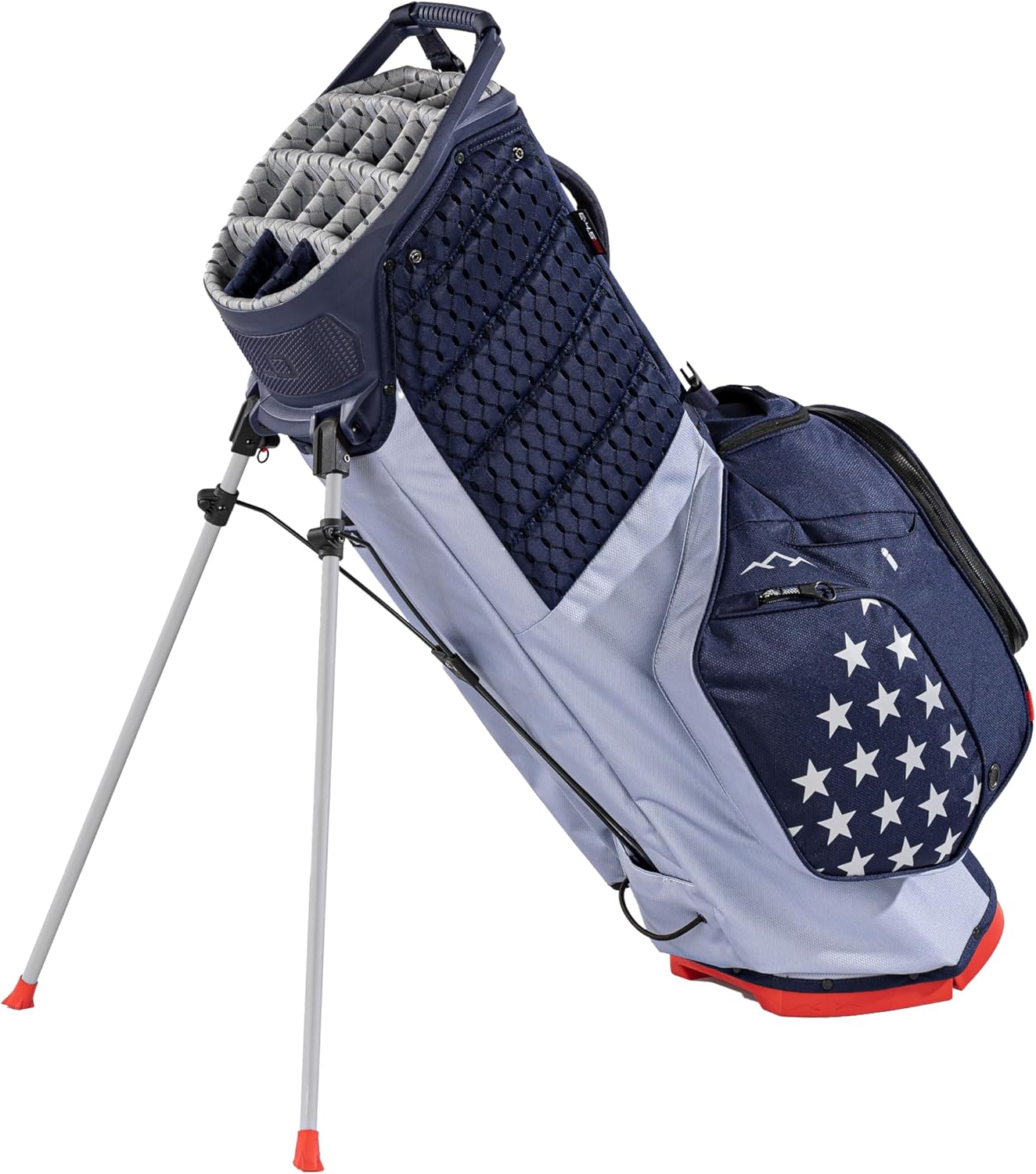 Sun Mountain Men's Eclipse 4.5 Lightweight VLO Hybrid Stand Golf Bag, 14-Way Top, 2026 Model, Patriot