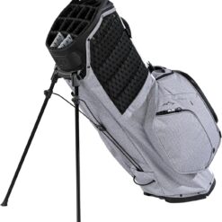 Sun Mountain Men's Eclipse 4.5 Lightweight VLO Hybrid Stand Golf Bag, 14-Way Top, 2026 Model, Gray White Black