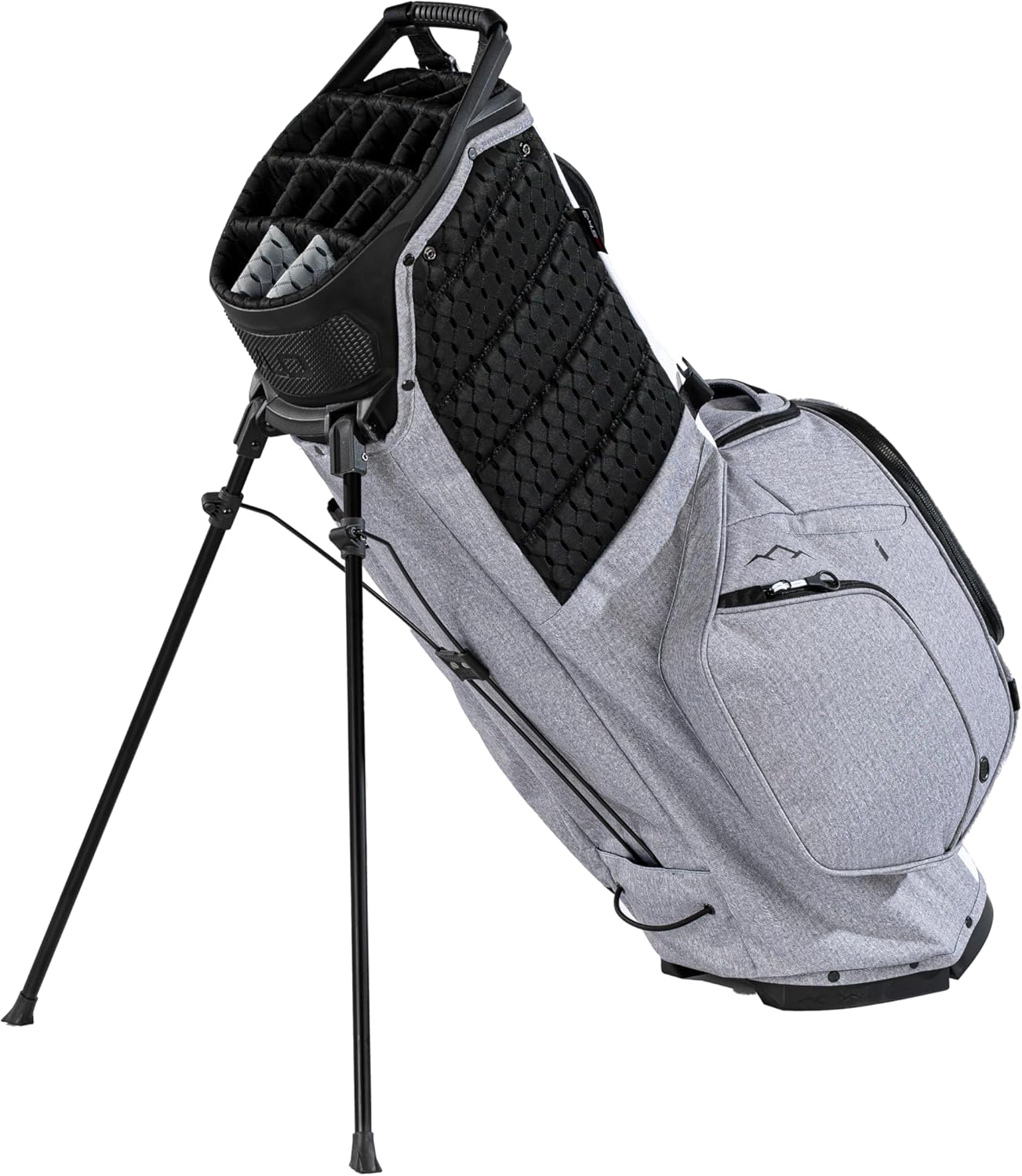 Sun Mountain Men's Eclipse 4.5 Lightweight VLO Hybrid Stand Golf Bag, 14-Way Top, 2026 Model, Gray White Black