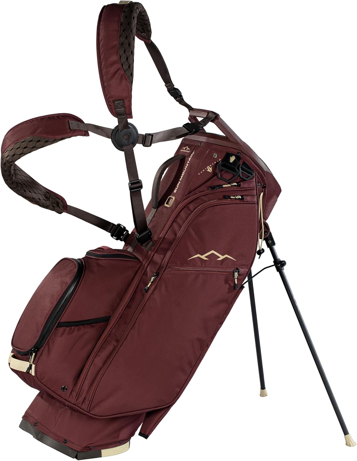 Sun Mountain Men's Eclipse 4.5 Lightweight VLO Hybrid Stand Golf Bag, 14-Way Top, 2026 Model, Cardinal