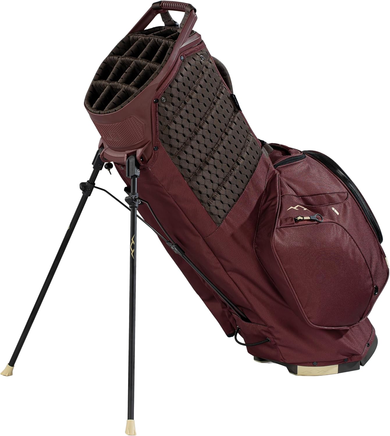 Sun Mountain Men's Eclipse 4.5 Lightweight VLO Hybrid Stand Golf Bag, 14-Way Top, 2026 Model, Cardinal