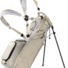 Sun Mountain Women's Eclipse 2.5 Lightweight Stand Golf Bag 4-Way Top - 2025 Model, Sand-Zebra