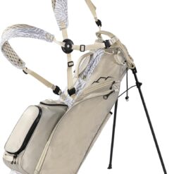 Sun Mountain Women's Eclipse 2.5 Lightweight Stand Golf Bag 4-Way Top - 2025 Model, Sand-Zebra