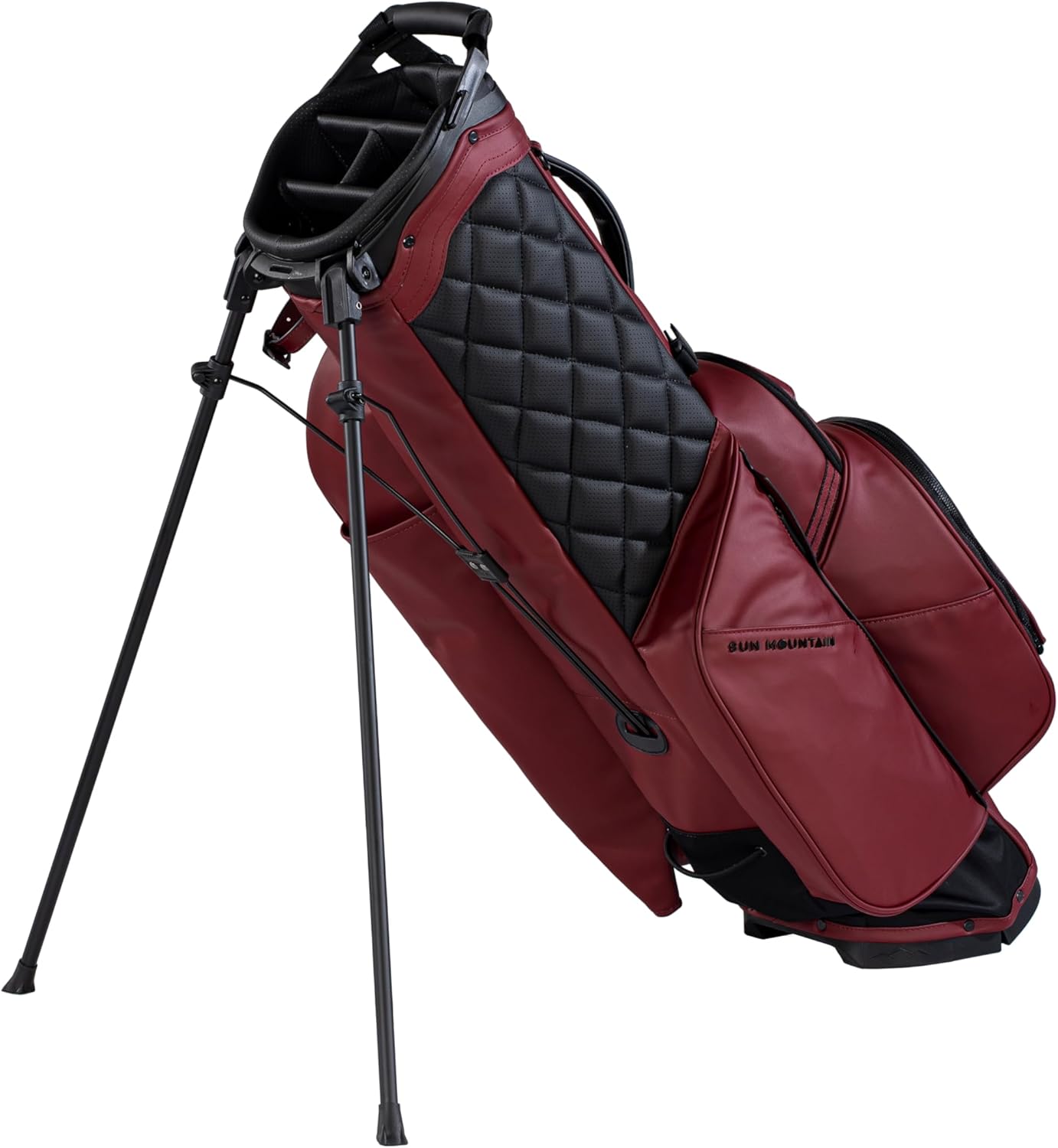 Sun Mountain Men's Matchplay Lightweight Stand Golf Bag, 4-Way Top, 2025 Model, Merlot