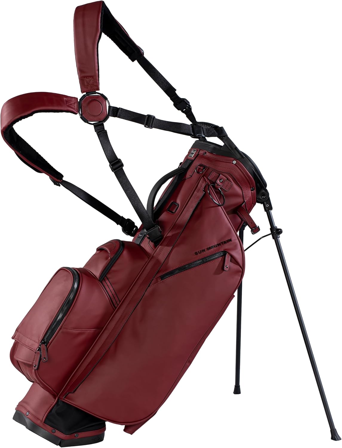 Sun Mountain Men's Matchplay Lightweight Stand Golf Bag, 4-Way Top, 2025 Model, Merlot