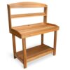 All Things Cedar 47-in x 61-in x 24-in Natural Cedar Potting Bench