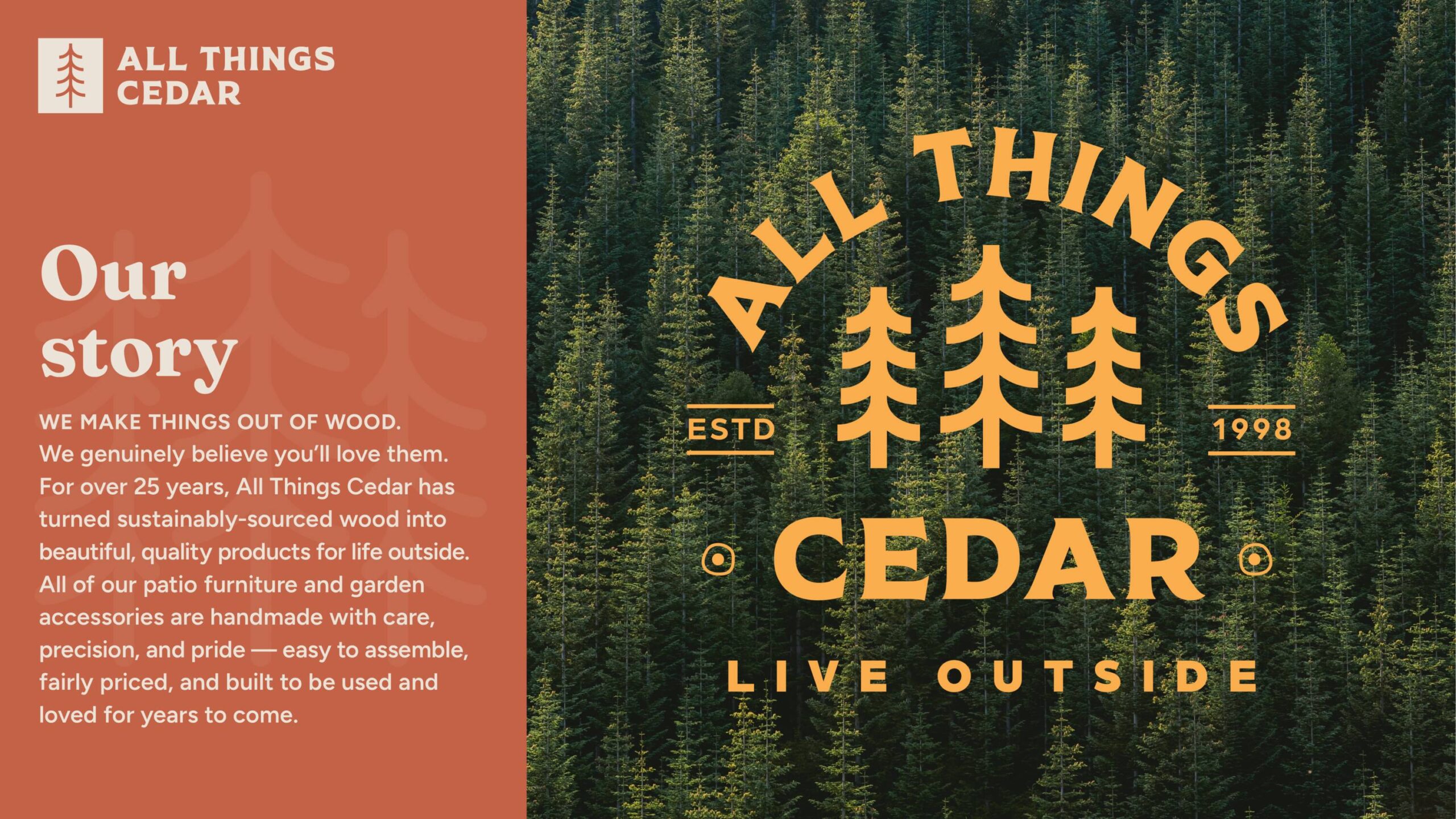 All Things Cedar 47-in x 61-in x 24-in Natural Cedar Potting Bench