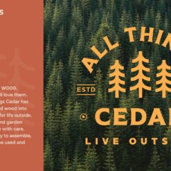 All Things Cedar 33.0-in W x 84.0-in H Red cedar Cedar Garden Trellis For Climbing Plants For Cucumbers For Roses For Tomatoes 2 -Pack