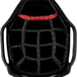 Sun Mountain Men's C130 Lightweight Cart Golf Bag, 14-Way Top, 2026 Model, Black-Steel-Red