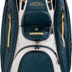 Sun Mountain Men's C130 Lightweight Cart Golf Bag, 14-Way Top, 2026 Model, Black-Pond-Sand