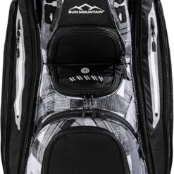 Sun Mountain Men's C130 Lightweight Cart Golf Bag, 14-Way Top, 2026 Model, Crosshatch-Black