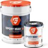 Ghostshield Epoxy Max 100-3 Gallon Kit -100% Solids Epoxy Floor Kit: Epoxy Resin Coating for Garage Floors and Warehouse Floors - Covers up to 150-450 Square Feet