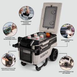 Igloo Trailmate Journey 70Qt Wheeled Cooler | Insulated Hard Shell Ice Chest