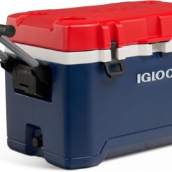 Igloo Trailmate 75Qt Wheeled Cooler, Insulated Hard Shell Ice Chest, Americana