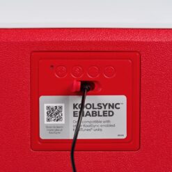 Igloo Kool Tunes Retro Bluetooth Boombox Cooler, 14 Qt Playmate Cooler with Speakers, Red White
