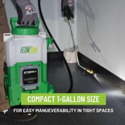 FlowZone Storm 1-Gallon Battery Powered Sprayer | SwapTank Electric Sprayer with 4-in-1 Nozzle