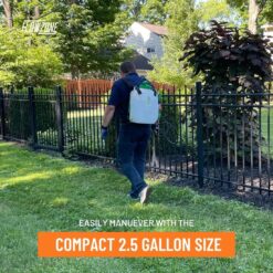 FlowZone Storm 2.5 Battery Powered Backpack Sprayer - Variable-Pressure 5-Position Electric Lawn & Garden Sprayer - 2.5 Gallon